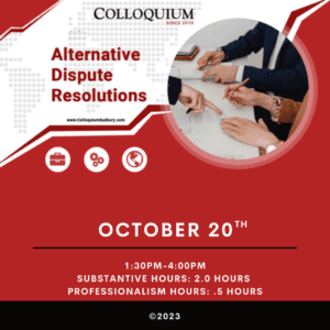 Alternative Dispute Resolution 2023