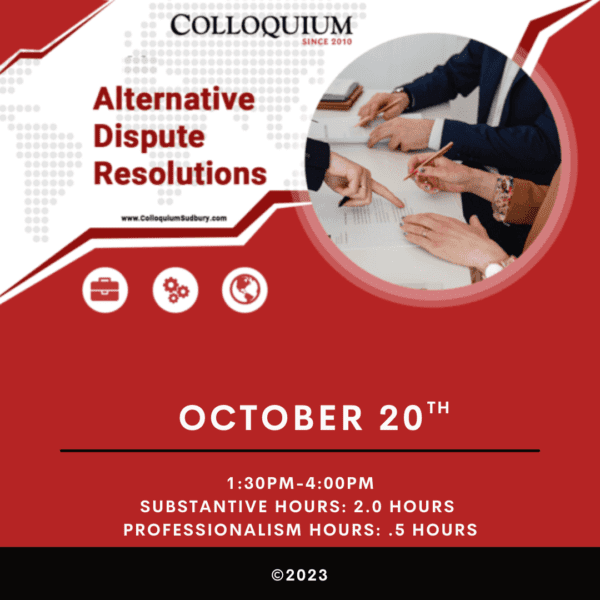 Alternative Dispute Resolution 2023